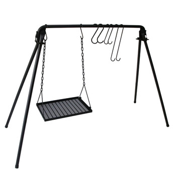 Hanging Campfire Cooking Stand with Hooks product image