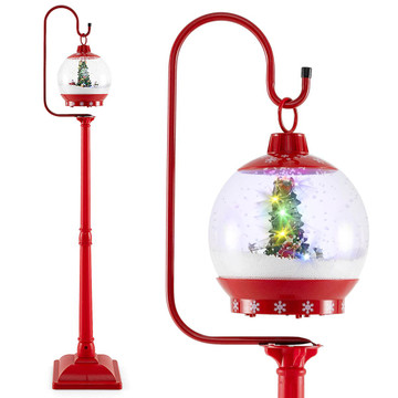 68-Inch Musical Christmas Street Lamp with Snow Globe product image 68-Inch Musical Christmas Street Lamp with Snow Globe product image