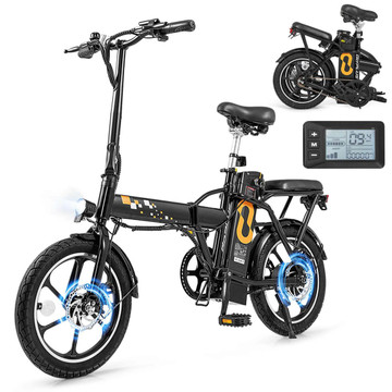 16" Folding Portable Electric Bicycle with 550W Brushless Motor product image 16" Folding Portable Electric Bicycle with 550W Brushless Motor product image