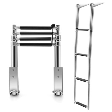 4-Step Telescoping Folding Boat Ladder product image