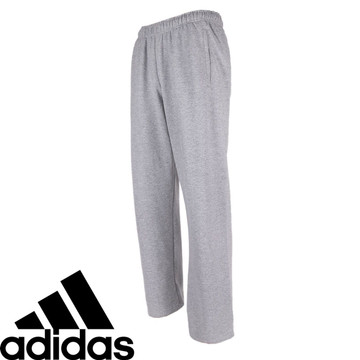 Adidas Men's Grey Fleece Pants (Small) product image