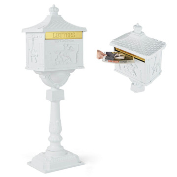 Retro Cast Aluminum Lockable Mailbox  product image