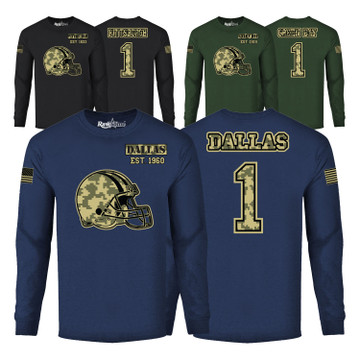 Men's Ultimate Camo Football Long Sleeve Shirt product image