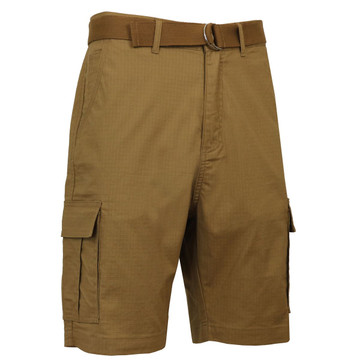 Men's Cotton Stretch Ripstop Cargo Shorts with Belt  product image