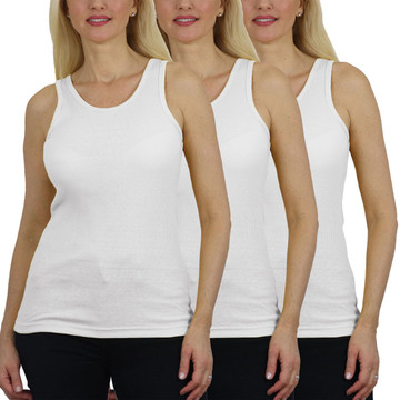 Women's Ribbed Tank Tops (3-Pack) product image Women's Ribbed Tank Tops (3-Pack) product image