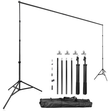 Large 6.5' x 10' Photography and Video Studio Backdrop Stand product image Large 6.5' x 10' Photography and Video Studio Backdrop Stand product image