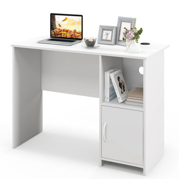 Modern Computer Desk with Open Shelf Storage product image
