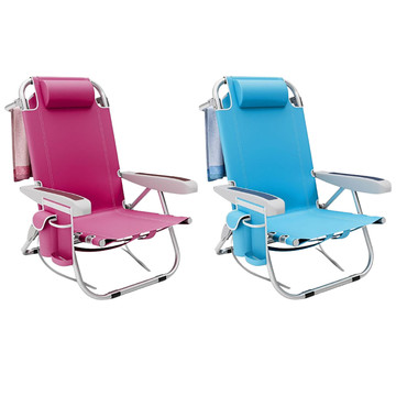 Foldable Backpack Beach Chair with Cup Holder & Storage Pockets (1 or 2-Pack) product image Foldable Backpack Beach Chair with Cup Holder & Storage Pockets (1 or 2-Pack) product image