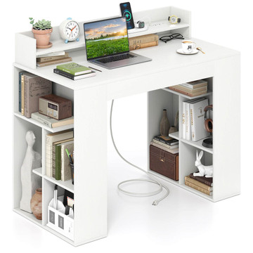 43" Home Office Desk with Power Outlets  product image 43" Home Office Desk with Power Outlets  product image