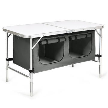 Height Adjustable Folding Camping Table product image Height Adjustable Folding Camping Table product image