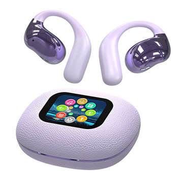 Ai Translating Ear Buds,Wireless Bluetooth Earbuds 144 Languages Real Time Language Translator,For Travel Business Learning Color Purple product image