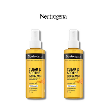 Neutrogena Soothing Clear Turmeric Mist Spray, 4.2 fl oz (2-Pack)   product image Neutrogena Soothing Clear Turmeric Mist Spray, 4.2 fl oz (2-Pack)   product image