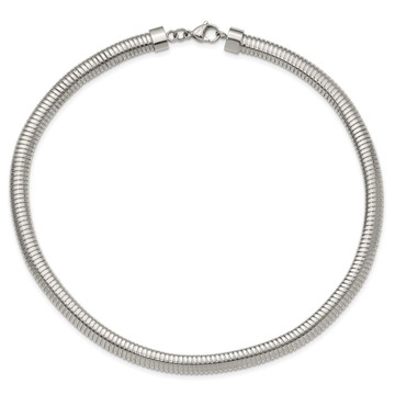 16" Stainless Steel Polished 8mm Necklace product image 16" Stainless Steel Polished 8mm Necklace product image