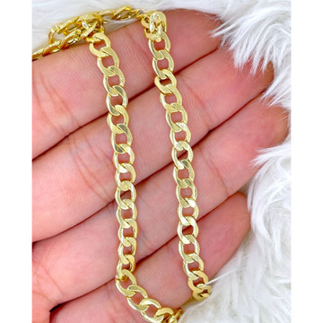 14K Gold Flat Curb 6mm Chain Necklace product image
