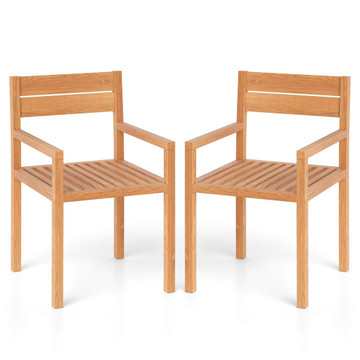 Outdoor Teak Wood Dining Chairs product image