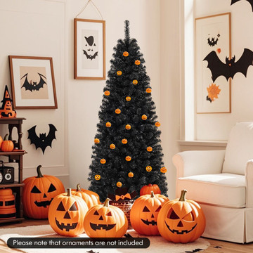 6FT Artificial Halloween Tree with Warm White Lights product image
