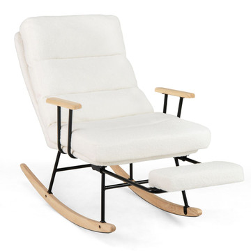 Rocking Chair with 5-Level Adjustable Backrest product image Rocking Chair with 5-Level Adjustable Backrest product image