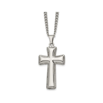 Stainless Steel Cross Pendant Necklace with Chain product image Stainless Steel Cross Pendant Necklace with Chain product image