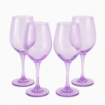 Epure Glassware Purple Spray 16.5oz Wine Glasses (Set of 4) product image Epure Glassware Purple Spray 16.5oz Wine Glasses (Set of 4) product image