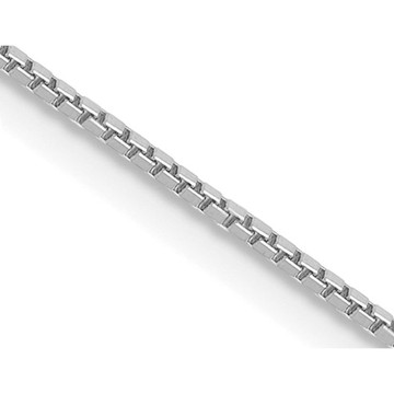 Box Chain Necklace in 14K White Gold product image Box Chain Necklace in 14K White Gold product image