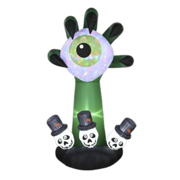 6FT Halloween Inflatable Monster Hand Eyeball with LED Lights  product image