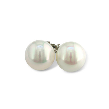 Pearl Earrings with 12mm Shell Pearls product image