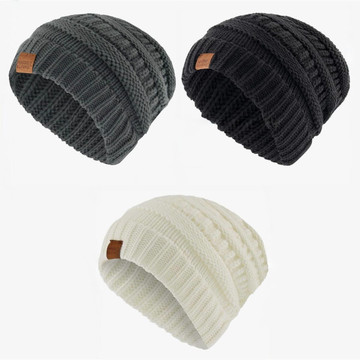 Market & Layne Thick Chunky Knit Beanies (3-Pack) product image