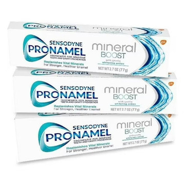 Sensodyne Pronamel Mineral Boost Gentle Whitening Toothpaste (3-Pack) product image