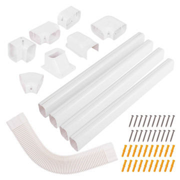 4"  PVC Decorative Mini Split Line Set Cover product image