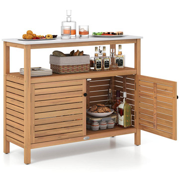 Wood Patio Storage Cabinet  product image