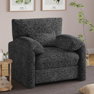 Padded Armchair Sofa with Lumbar Pillow product image