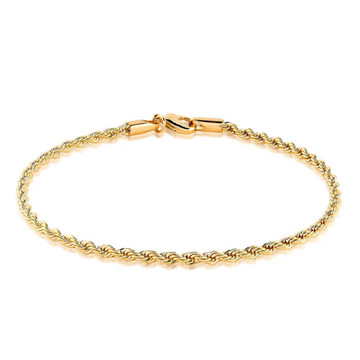 18k Gold Plated Braided Rope Anklet product image