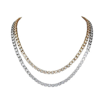 18K Iced Out Choker Necklace product image