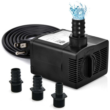 383GPH Submersible Water Pump with 3 Different Nozzles product image