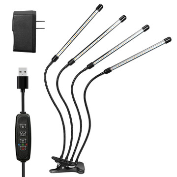 4-Head LED Grow Light with Stand product image