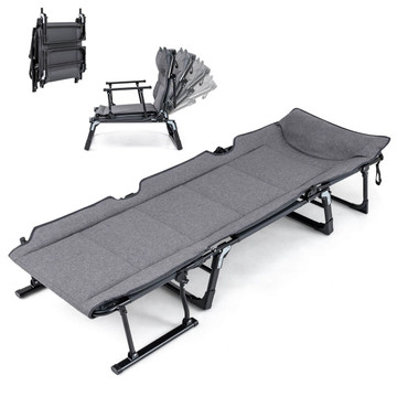 Folding Camping Cot with Mattress product image
