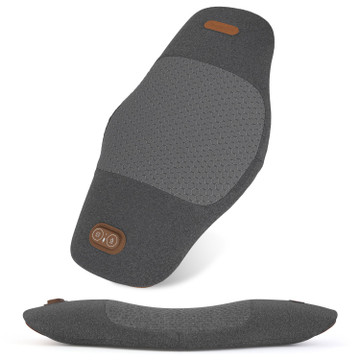 2-in-1 Heated Lumbar Support Massager Pillow with Eye Mask product image