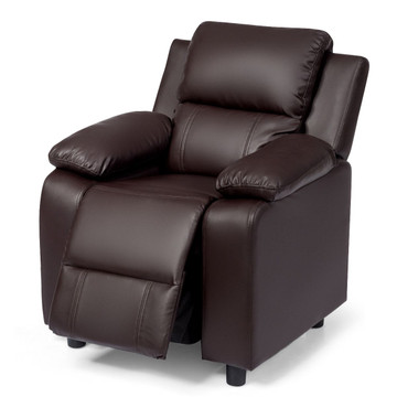 Children's PU Leather Recliner with Armrest and Headrest product image