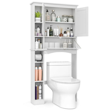 Over the Toilet Storage Cabinet with Toilet Paper Holder product image