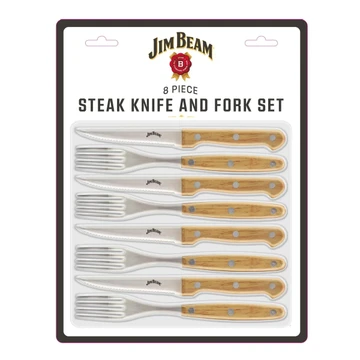 Jim Beam Steak Knife and Fork Set (8 Pieces) product image