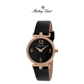 Mathey Tissot Women's Gaia Black Dial Watch product image