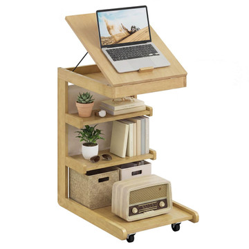 C-Shaped End Table with Adjustable Desktop (1- or 2-Pack) product image