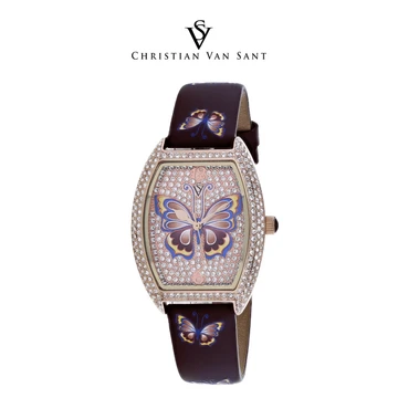 Christian Van Sant Women's Papillon  Gold Dial Watch product image