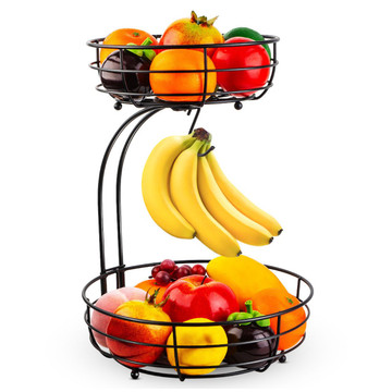 2-Tier Detachable Wire Fruit Basket product image