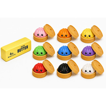 Butter and Mystery Dumpling Squishy Combo product image
