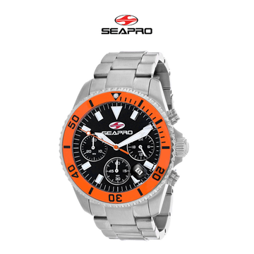 Seapro Men's Scuba 200 Chrono Black Dial Watch product image