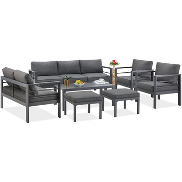 Aluminum Outdoor Patio Furniture Set with Coffee Table product image