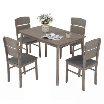 Upholstered Dining Table Set (5 Pieces) product image