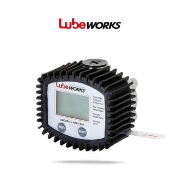 Lubeworks Digital Oil Flow Meter - 1/2" NPT Inlet, +/- 0.5% Accuracy product image