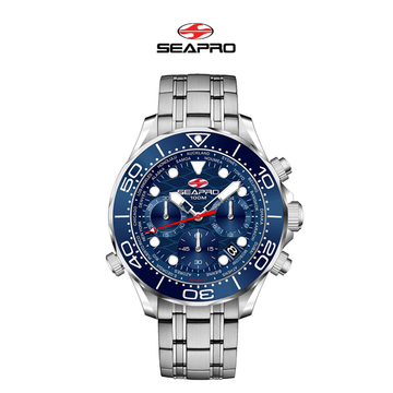 Seapro Men's Mondial Timer Blue Dial Watch product image